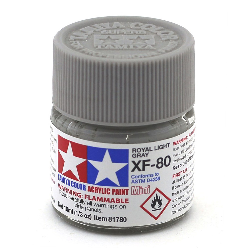 81780 Tamiya XF-80 Royal Gray Acrylic paint