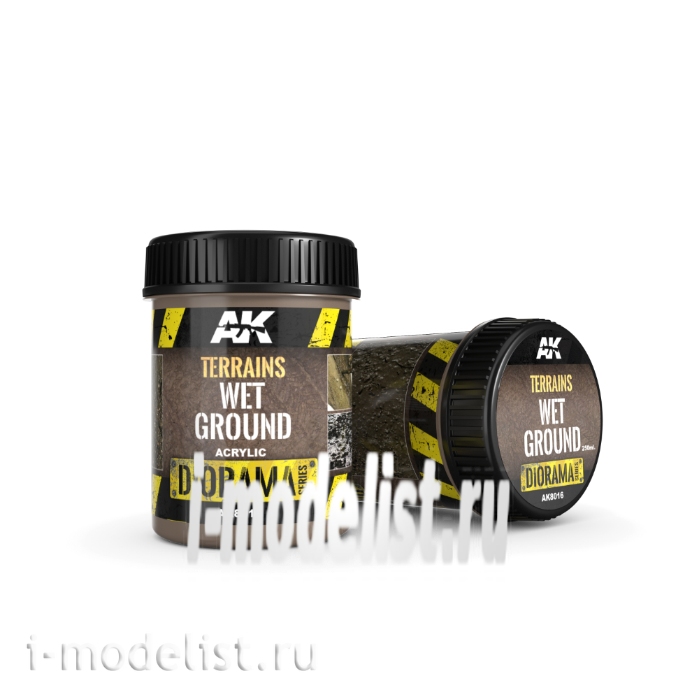 AK8016 AK Interactive Terrains Wet Ground 250ml (wet soil or natural mud)
