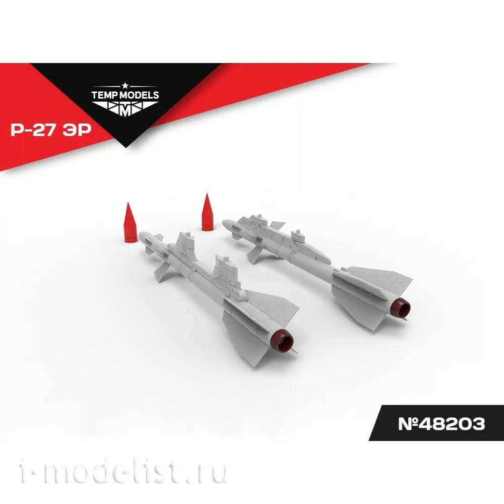 48203 TEMP MODELS 1/48 УправляеMay ракета Р-27 ЭР