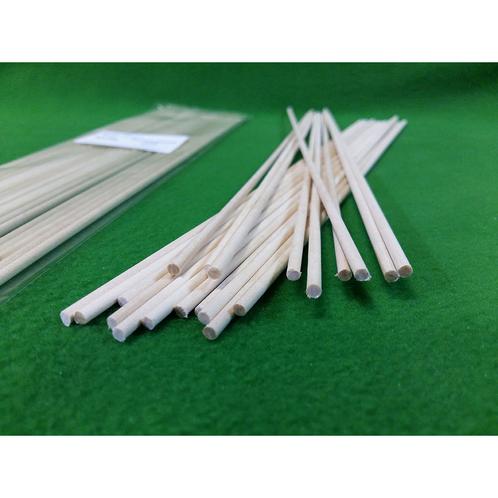 5139 Sbmodel  Round stick 3 mm, birch, length 300 mm., 20 pcs.