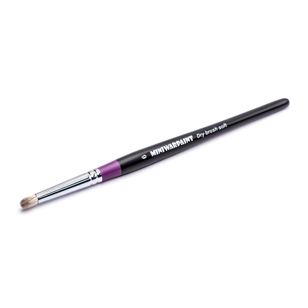 T-041 MiniWarPaint Brush series Drybrush Soft No.6