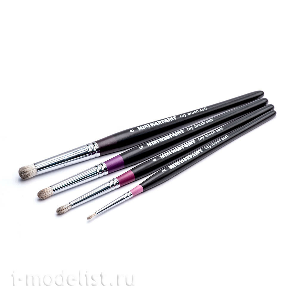 T-041 MiniWarPaint Brush series Drybrush Soft No.6