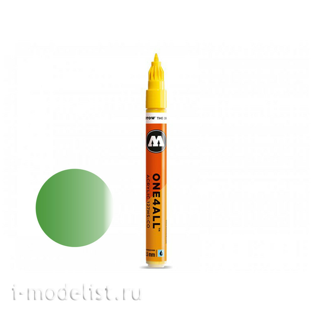 127504 Molotow Marker ONE4ALL 127HS-CO METALLIC #226 Green 1.5 mm