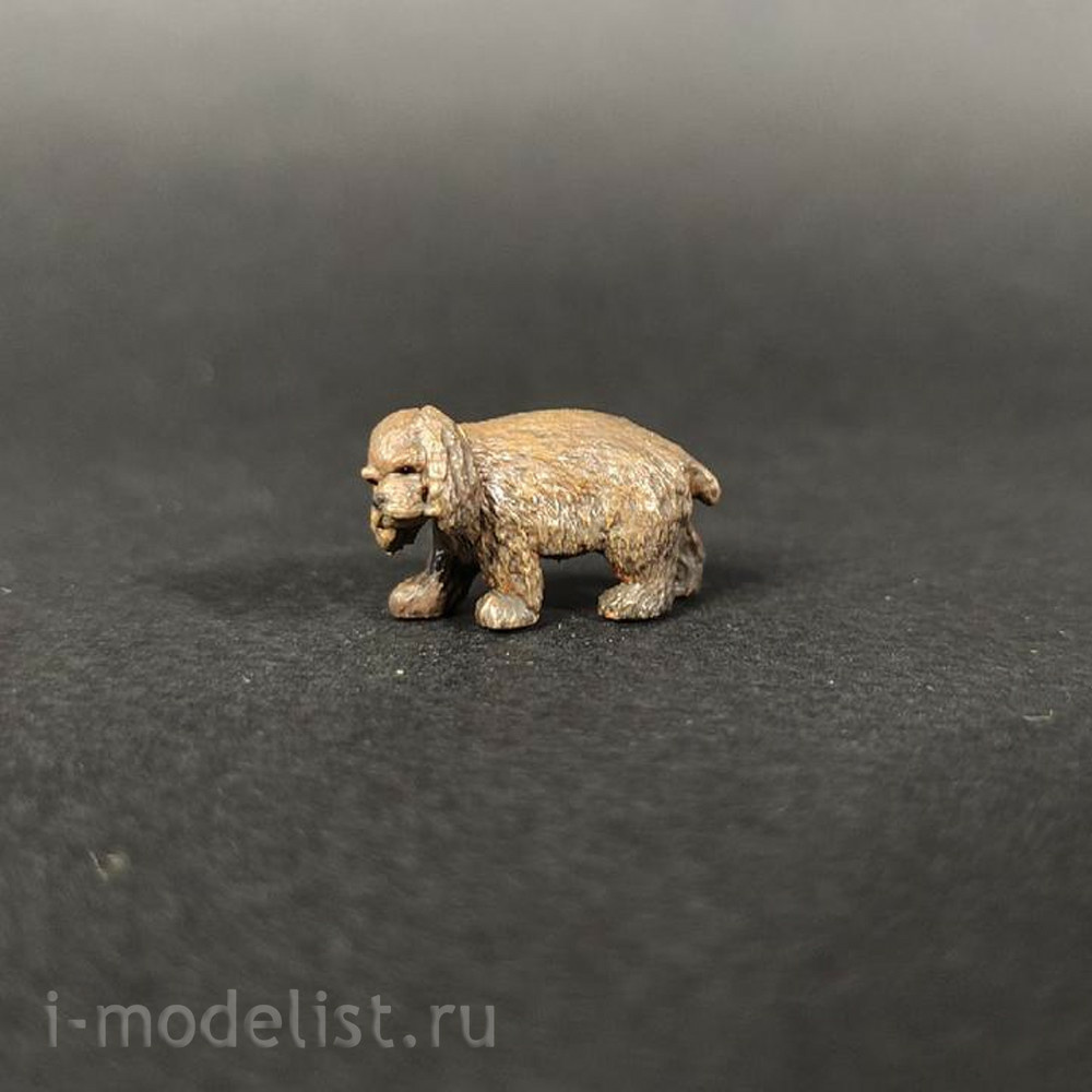 im35010 Imodelist 1/35 Action figure of a border girl with a dog