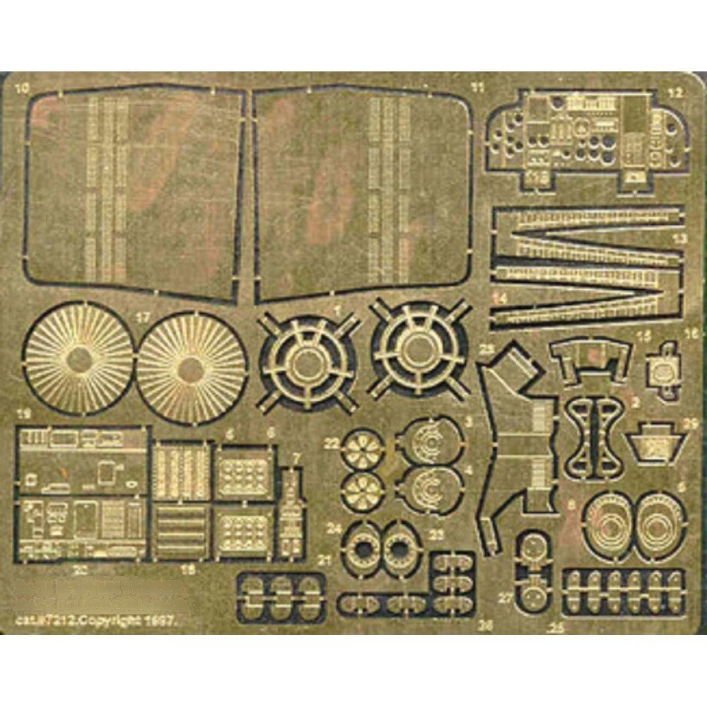 7212 Ace 1/72 photo Etching for С-24 M/MF/MK Fencer