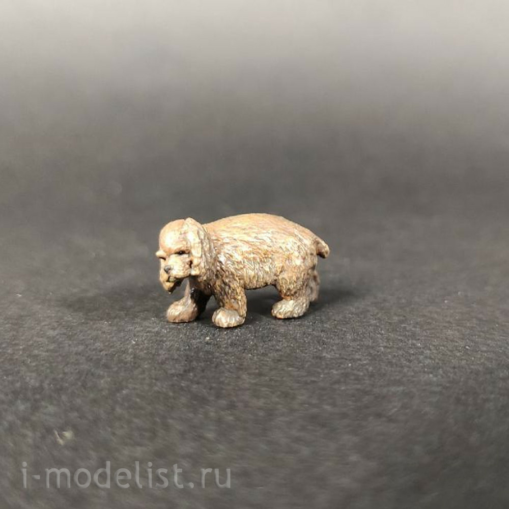 im35010 Imodelist 1/35 Action figure of a border girl with a dog