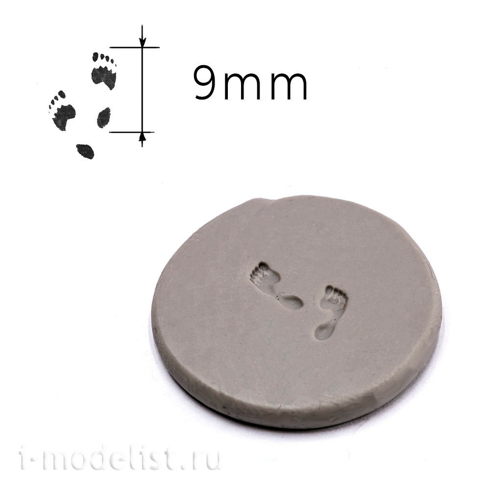 T-053 MiniWarPaint Stamp Bare Feet, Size M