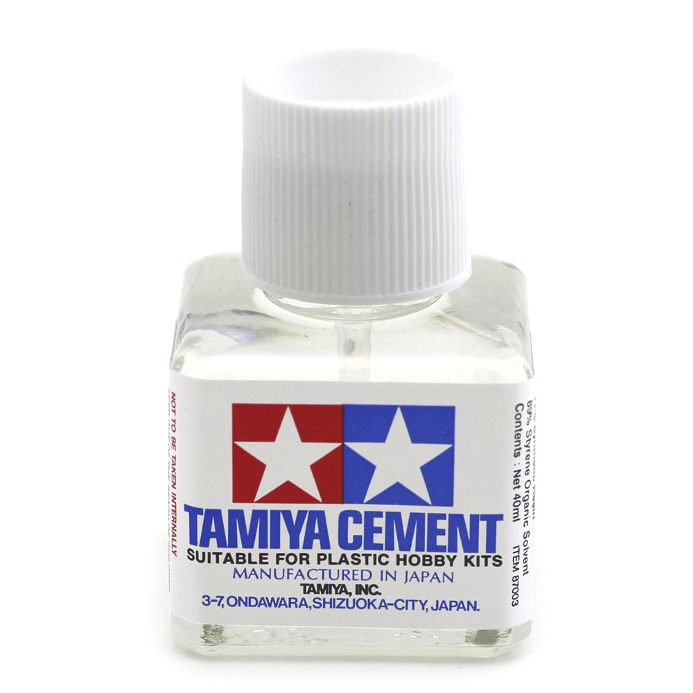 87003 Tamiya Glue 40ml with twist cap and brush