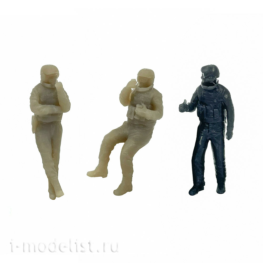 im72013 Imodelist 1/72 Tank Crew figures, 3 pcs.