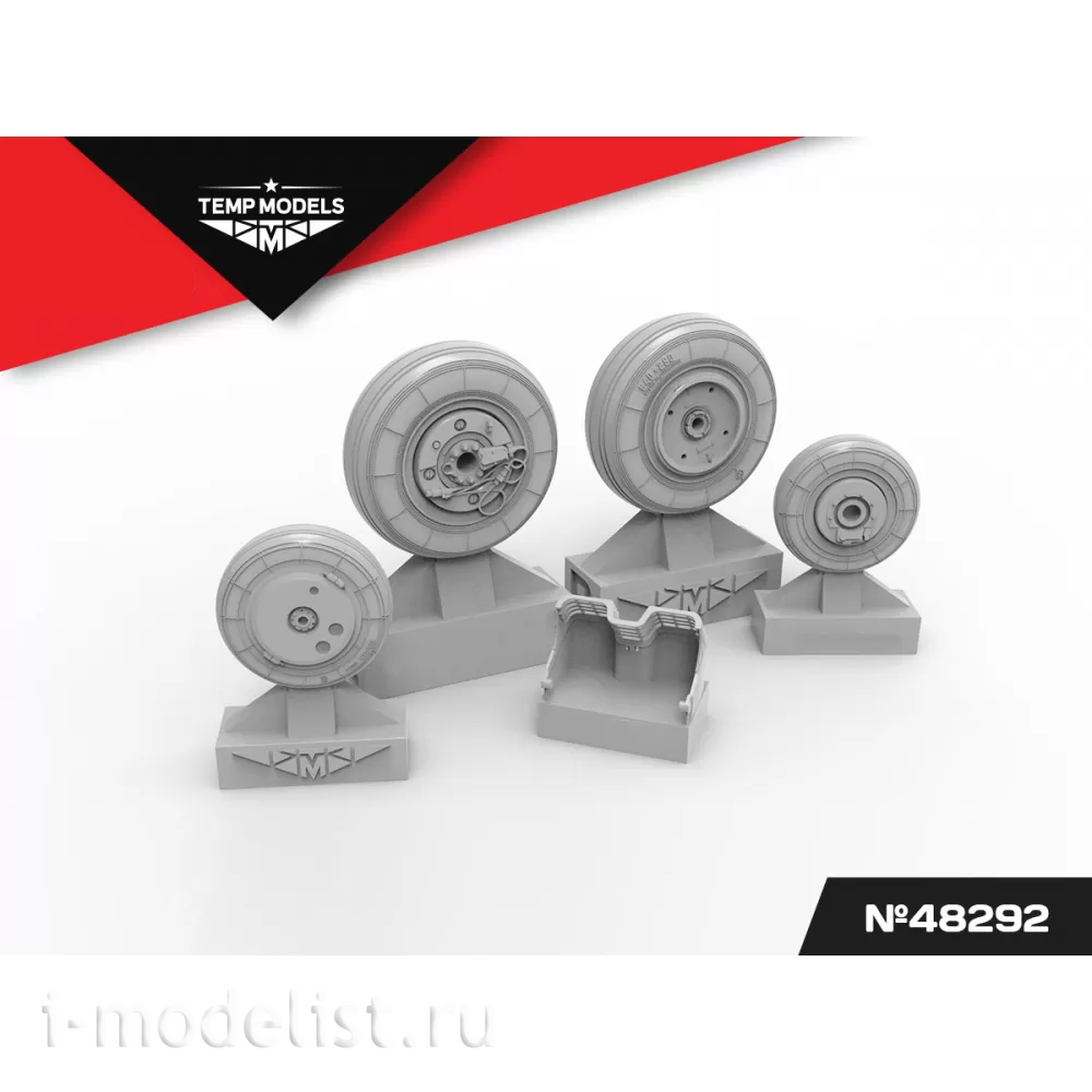 48292 TEMP MODELS 1/48 Колеса шасси МiGG-29