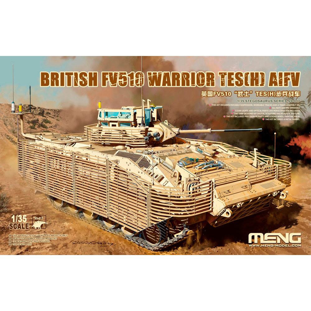 SS-017 Meng 1/35 British infantry fighting vehicles warrior FV510 Warrior TES (H)