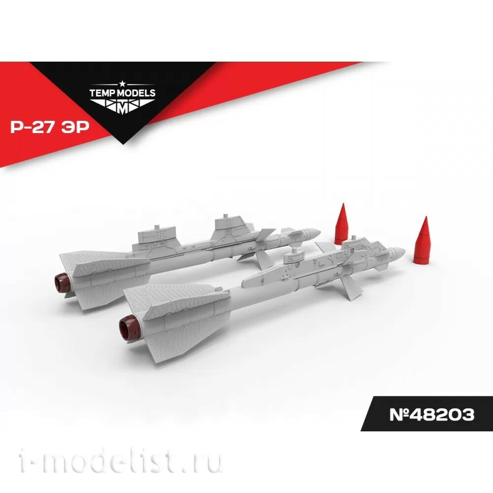 48203 TEMP MODELS 1/48 УправляеMay ракета Р-27 ЭР