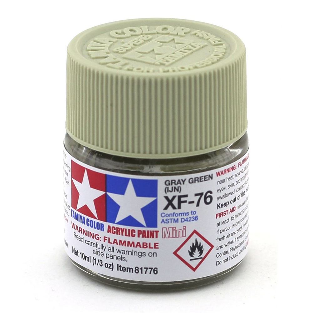 81776 Tamiya XF-76 GREY green MATTE JAPANESE 10ml.