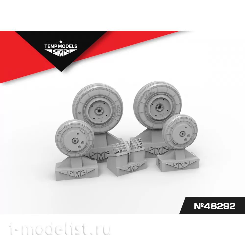 48292 TEMP MODELS 1/48 Колеса шасси МiGG-29
