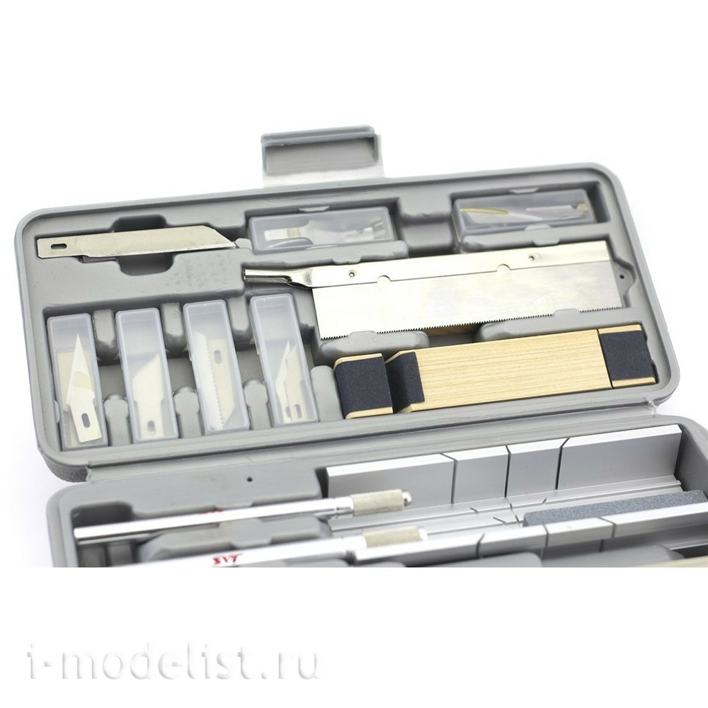 4025 Jas knife Set with collet clamps, 30 items