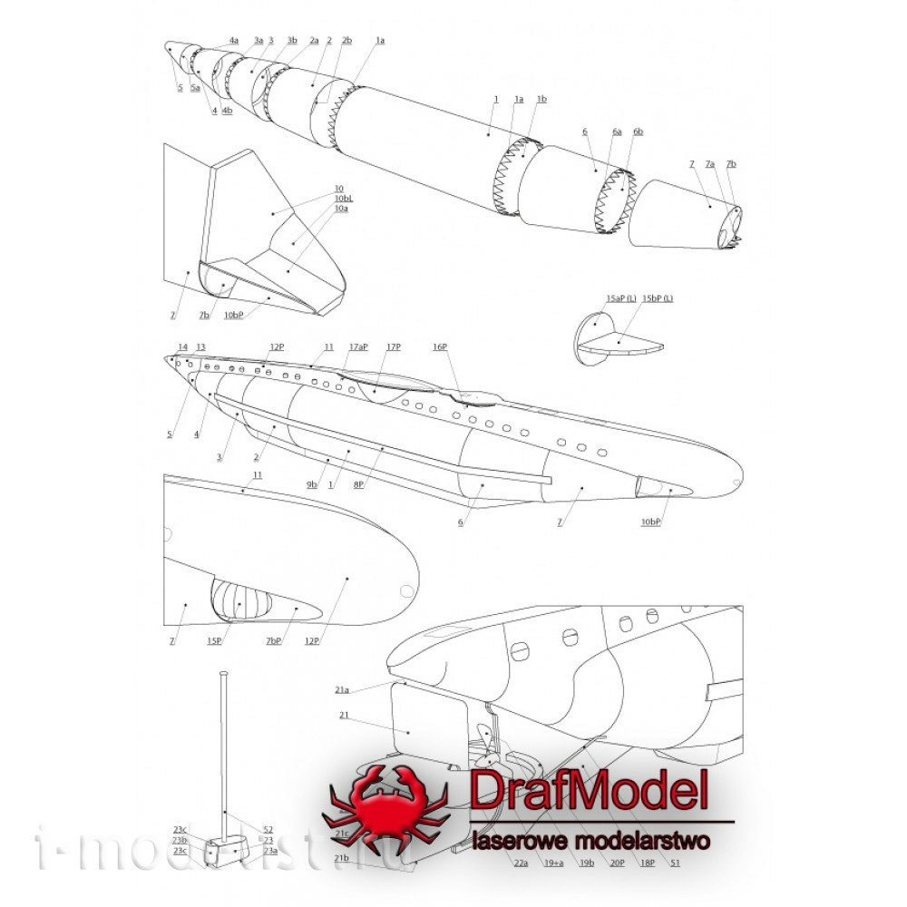 DM3-4/20 Draf Model 1/25 UB-16