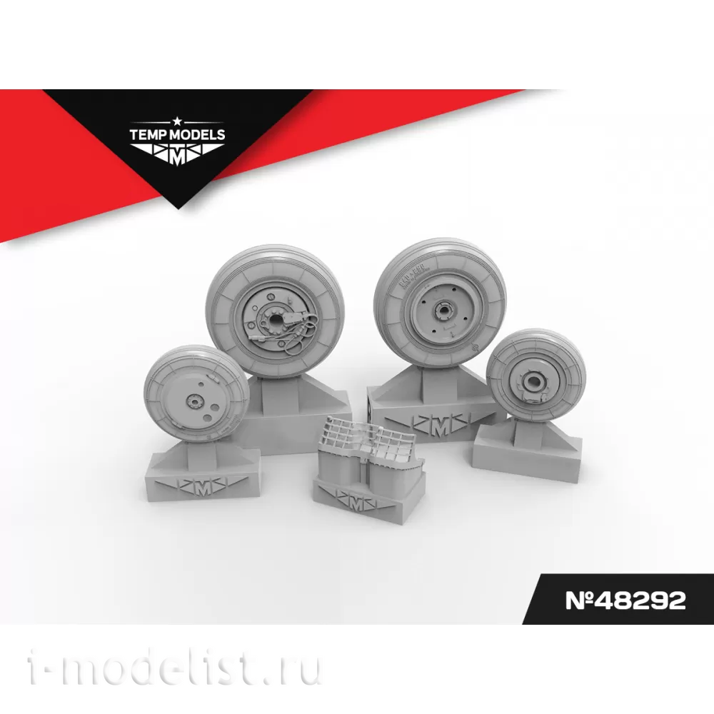 48292 TEMP MODELS 1/48 Колеса шасси МiGG-29