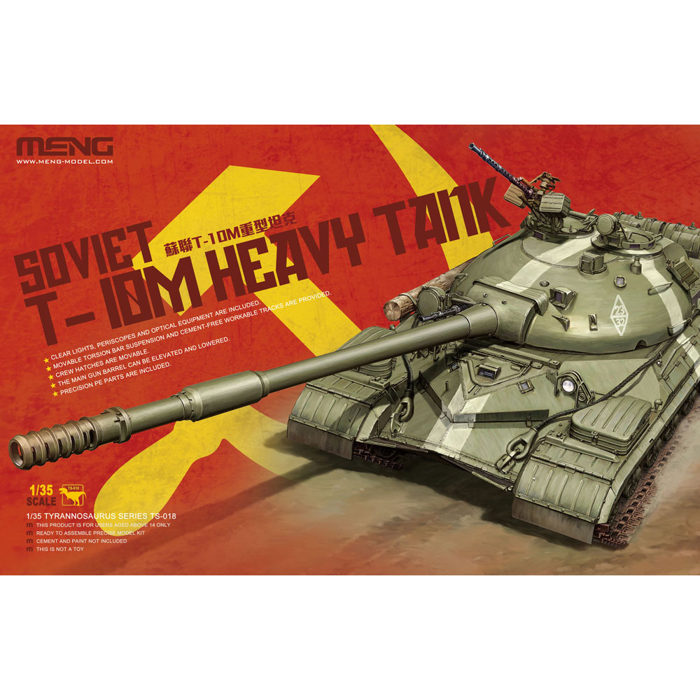 TS-018 Meng 1/35 Soviet heavy tank T-10M