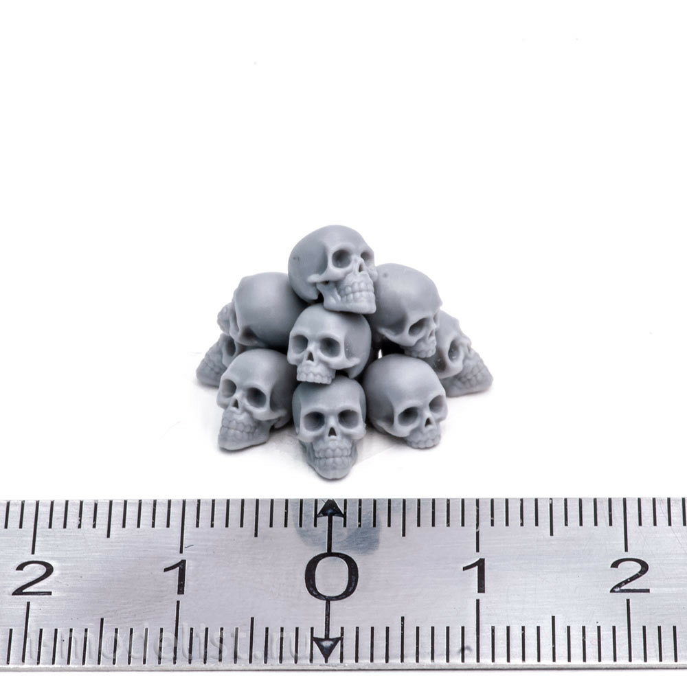 S-211 MiniWarPaint Human Skulls, size M (1/35), 10 pcs.
