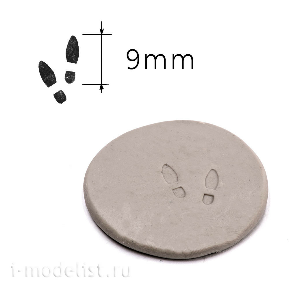 T-056 MiniWarPaint Stamp Smooth Soles, Size M