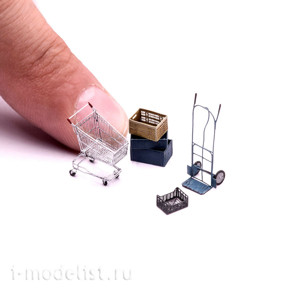 S-249 MiniWarPaint Ящики пластиковые и тележки, размер XS