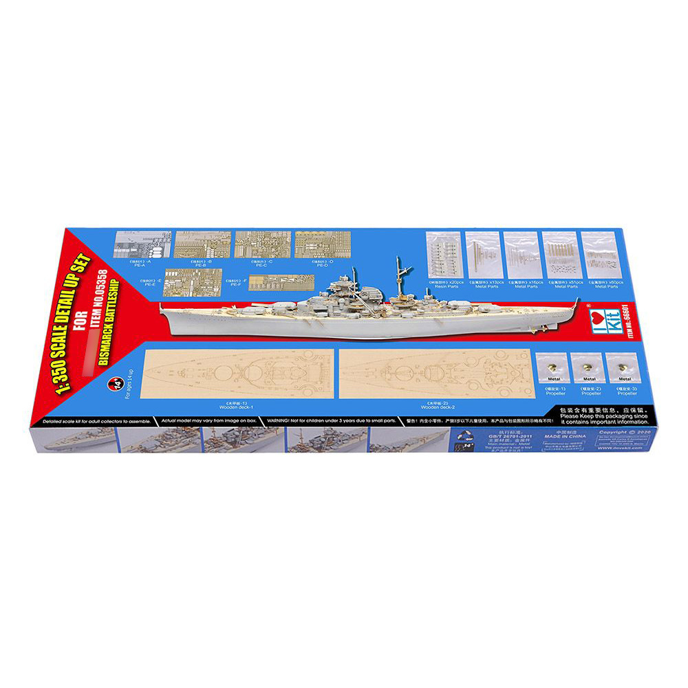 66601 I Love Kit 1/350 Set of add-ons for 