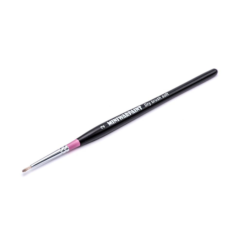 T-038 MiniWarPaint Brush Series Drybrush Soft No.2