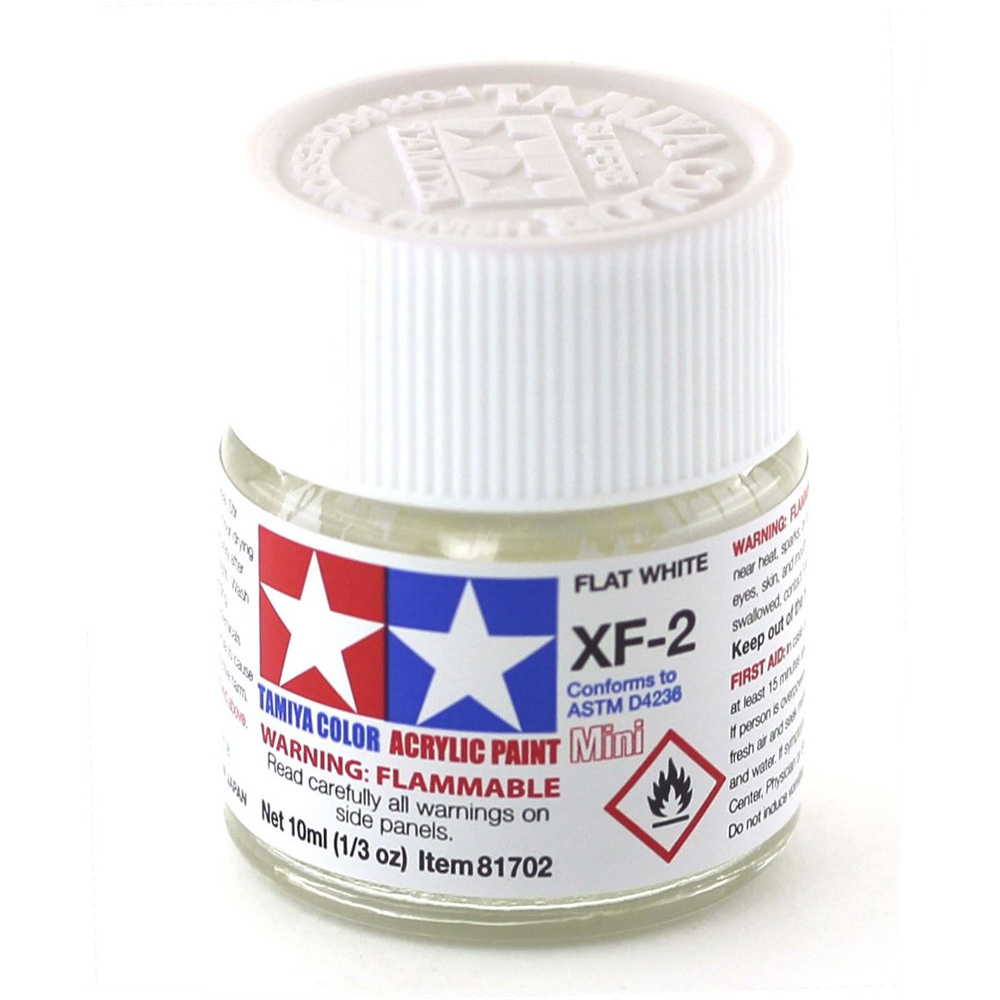 81702 Tamiya XF-2 Flat White (White matte) Acrylic paint