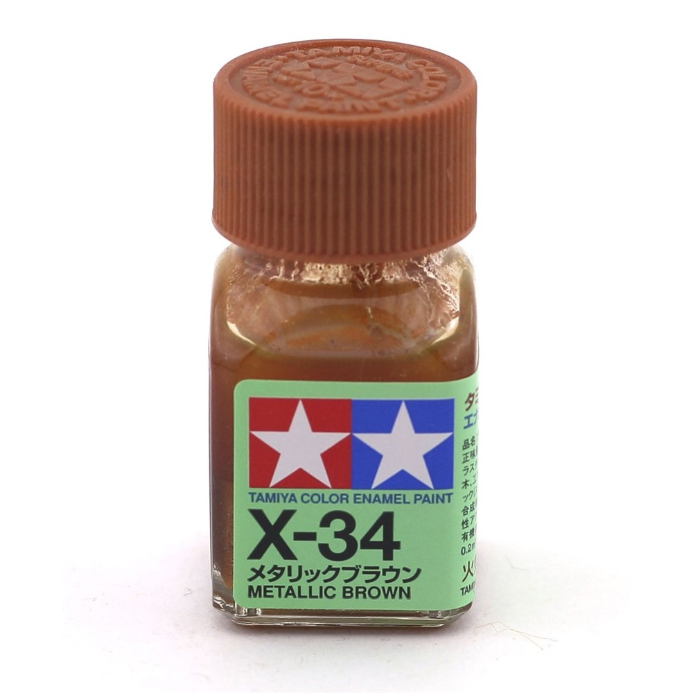 80034 Tamiya X-34 Metallic Brown (metallic Brown) Enamel paint