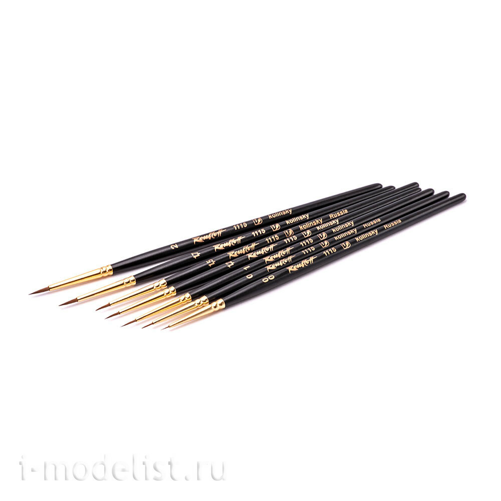1115-2 / ЖК1-02,05Ж Roubloff Brush Series 1115 No. 2 columns Round