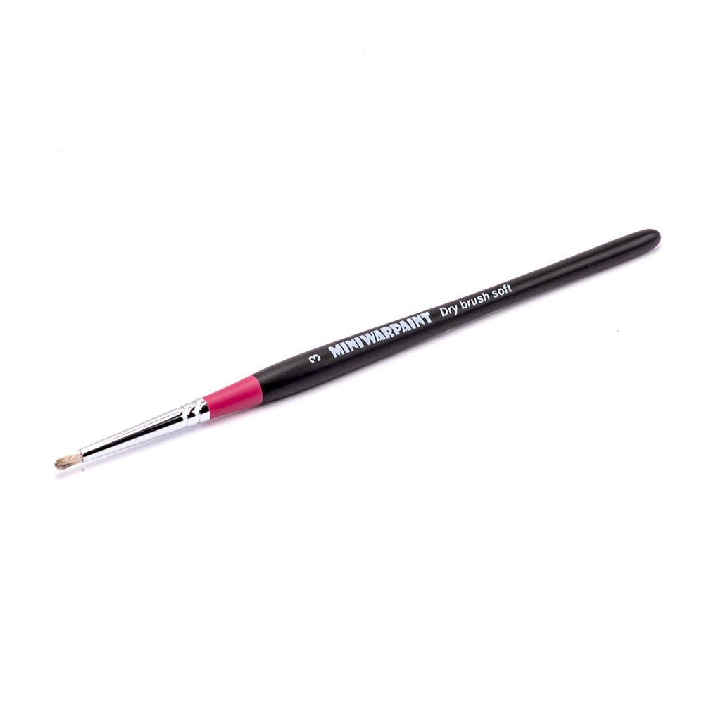 T-039 MiniWarPaint Brush series Drybrush Soft No.3