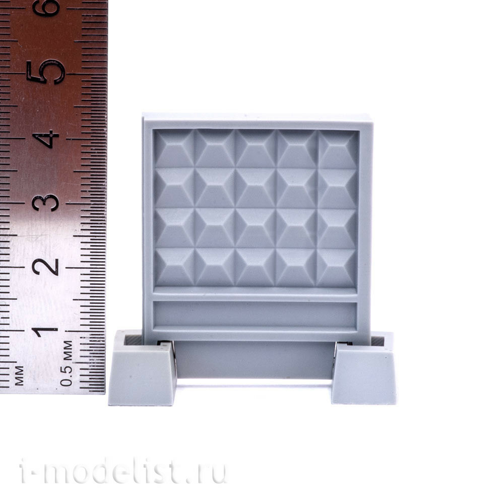 S-172 MiniWarPaint Sectional fence BY-2 size XS (3 panels + 4 supports)