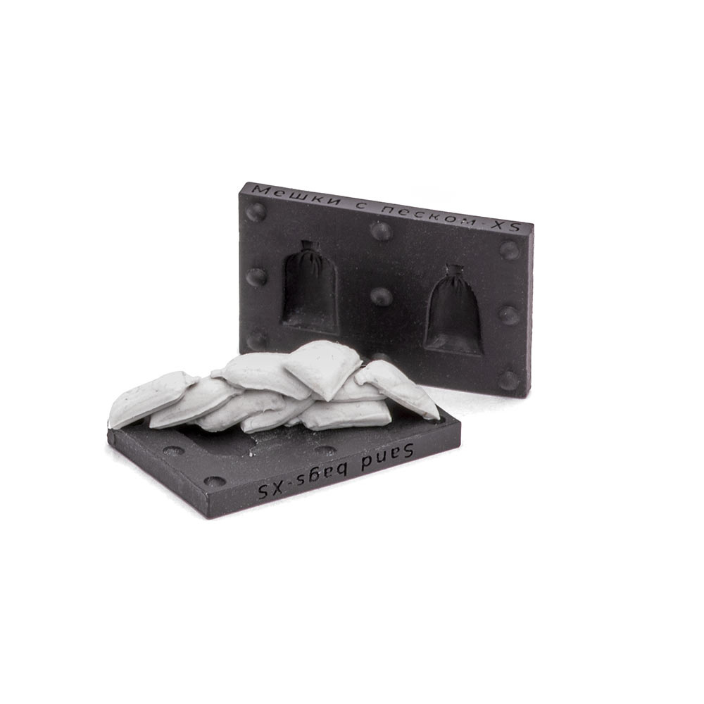 T-073 MiniWarPaint Mold Sandbags, size XS