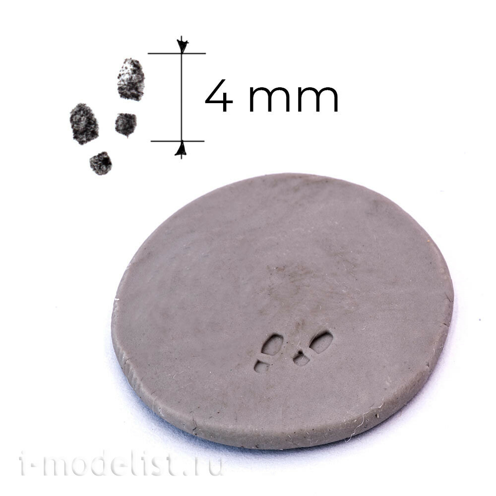 T-091 MiniWarPaint Stamp Smooth Soles, Size XS