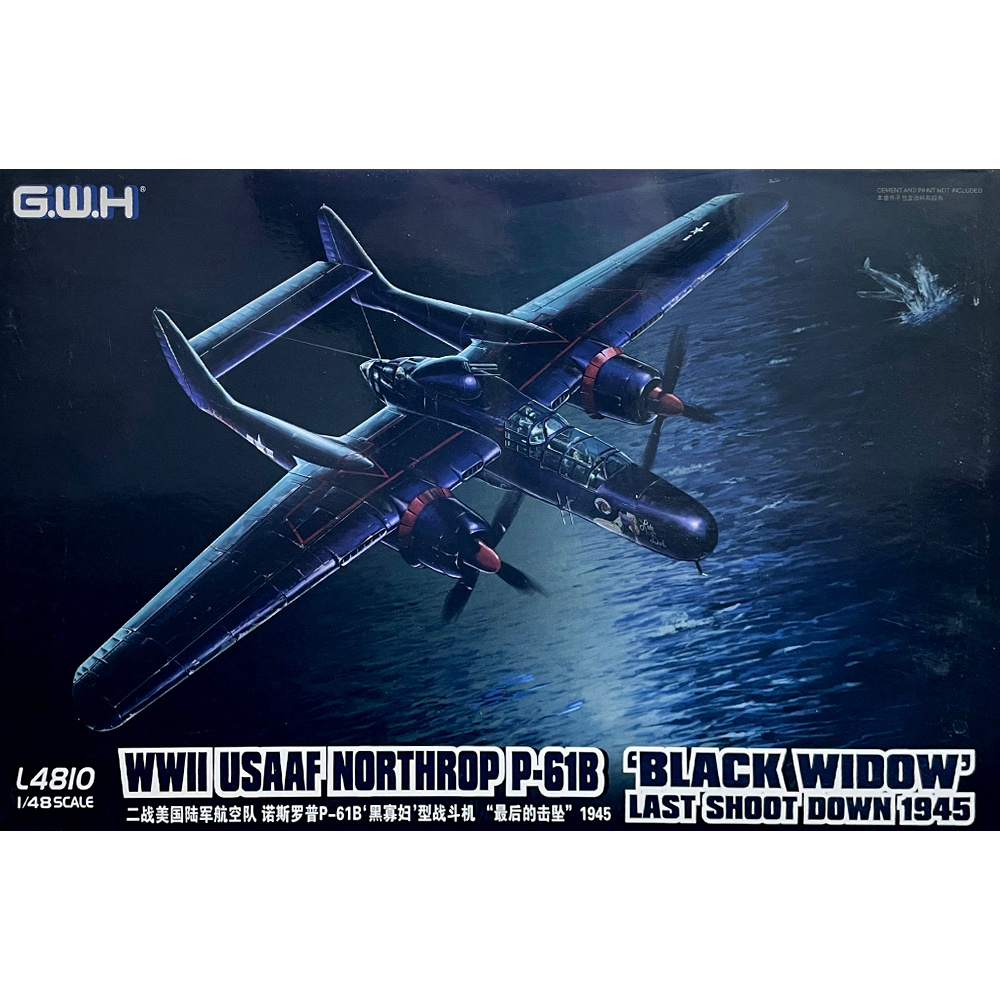 L4810 Great Wall Hobby 1/48 American heavy night fighter P-61B Black Widow Last Shoot Down