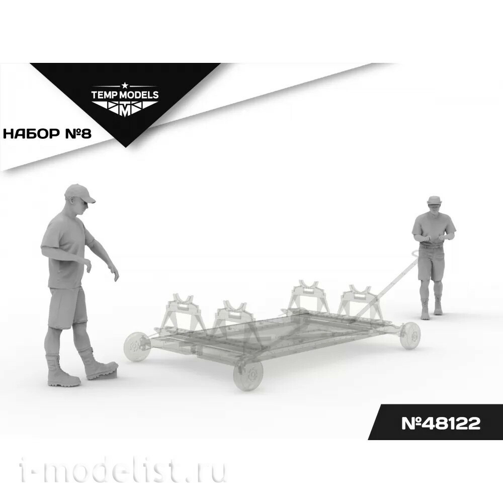 48122 TEMP MODELS 1/48 Техники ВКС РФ (Сирия) 2 шт. Набор №8