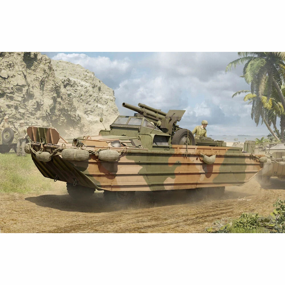 63540 I Love Kit 1/35 Амфибийное транспортное средство DUKW-353 со 105-мм гаубицей