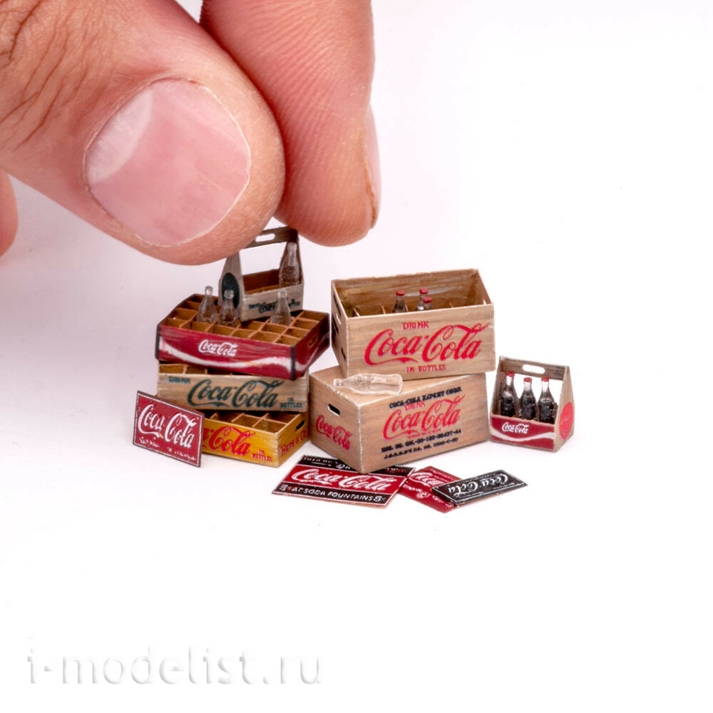 S-238.1 MiniWarPaint Coca-Cola in bottles, 1916-1957, size M