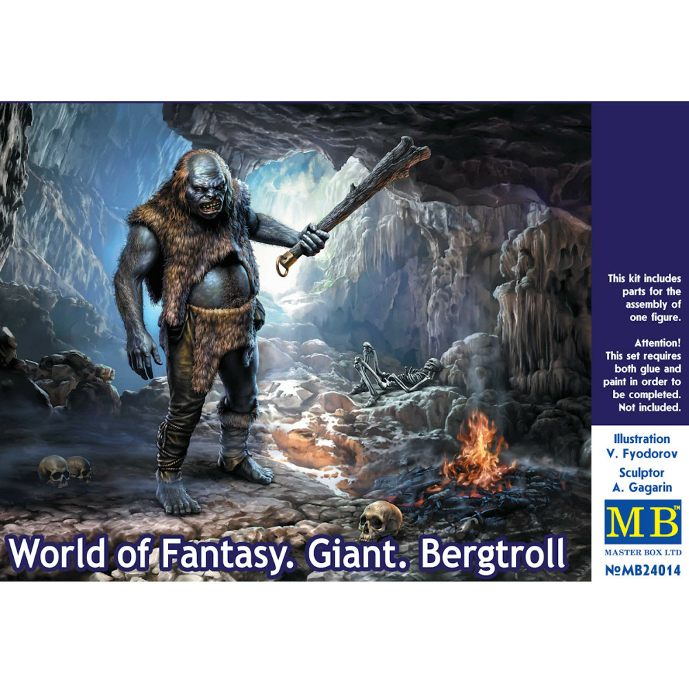 24014 MasterBox 1/24 Fantasy World. Giant Bergtroll.