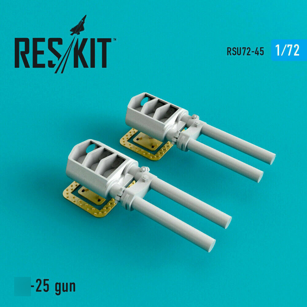 RSU72-0045 RESKIT 1/72 air Guns for С-25 (2 PCs.)