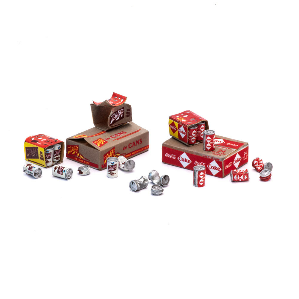 S-259 MiniWarPaint Schlitz + Coca-Cola cans 0.35ml 1960-1970 , size M