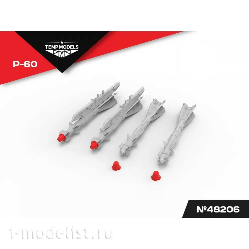 48206 TEMP MODELS 1/48 УправляеMay ракета Р-60