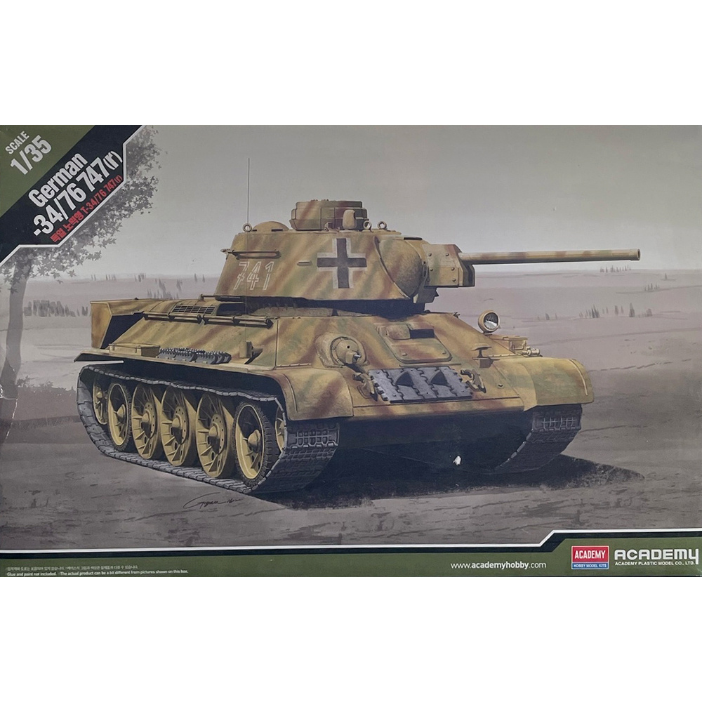 13502 Academy 1/35 Tank German 34/76 747(r) 