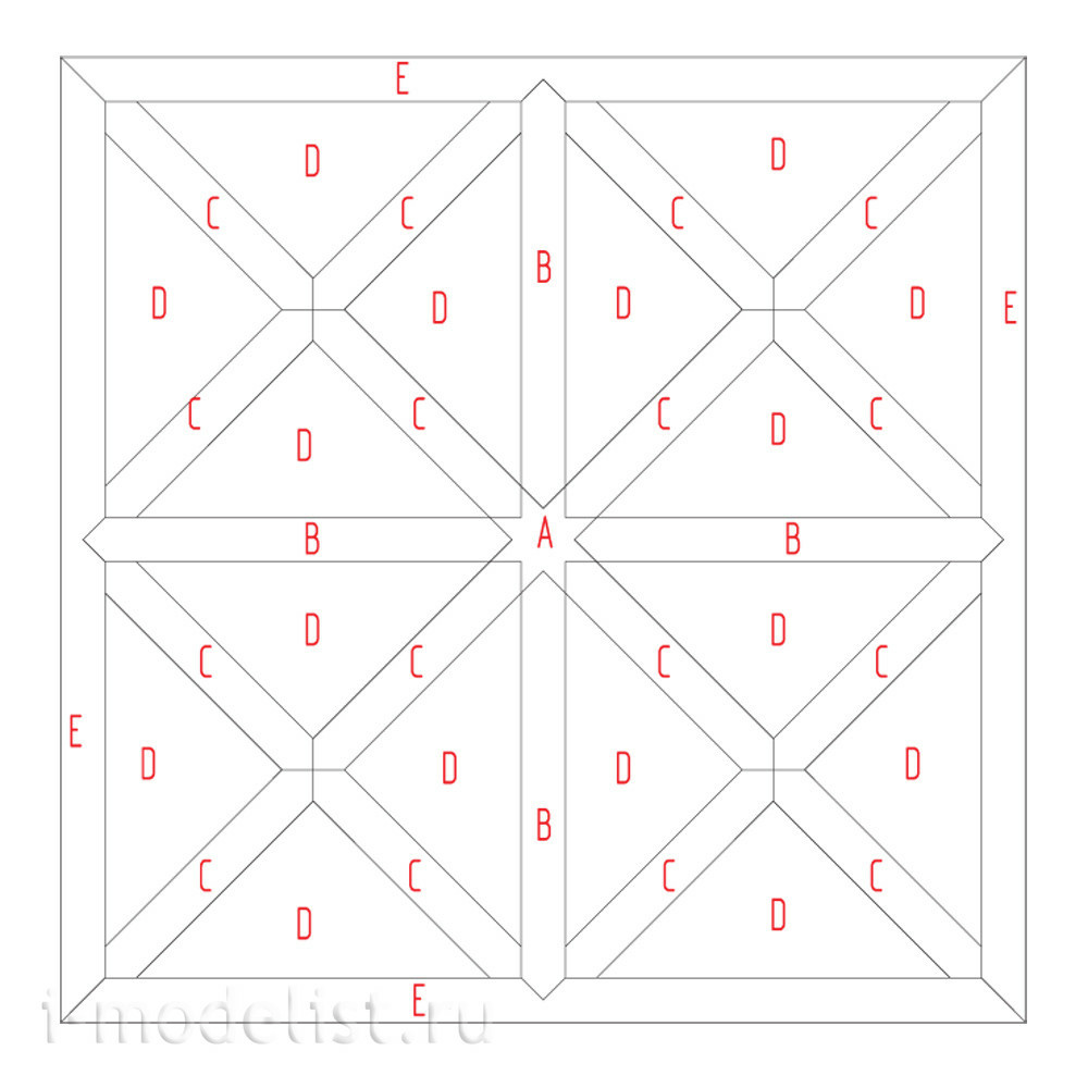 S-136 MiniWarPaint parquet set D'aremberg, size M