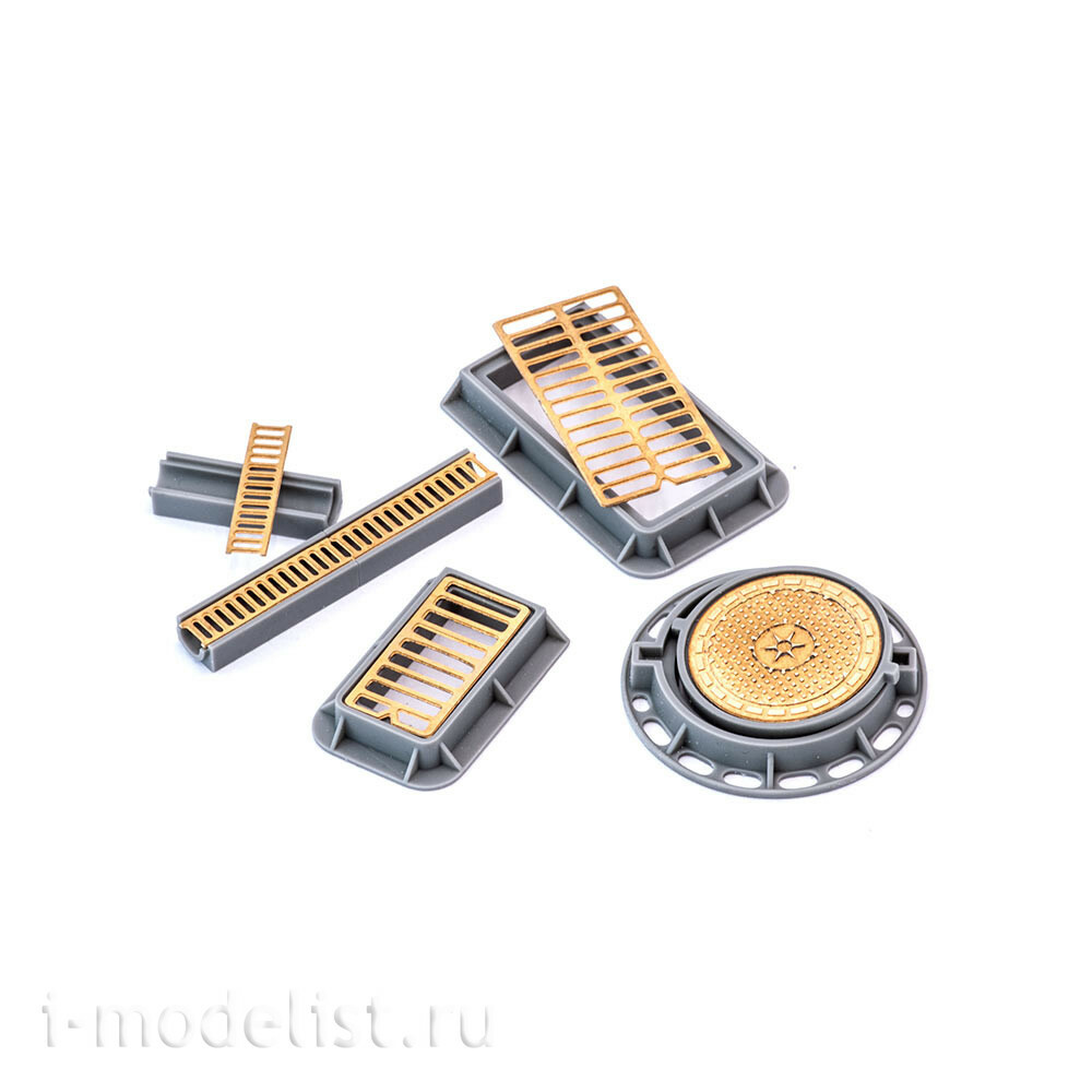 S-258 MiniWarPaint Manholes and storm drain, size L