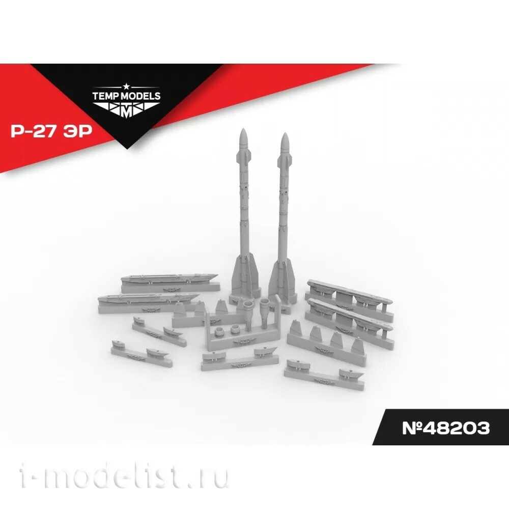 48203 TEMP MODELS 1/48 УправляеMay ракета Р-27 ЭР