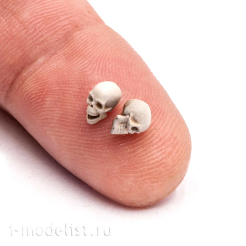 S-209 MiniWarPaint Human Skulls, size S, 20 pcs.