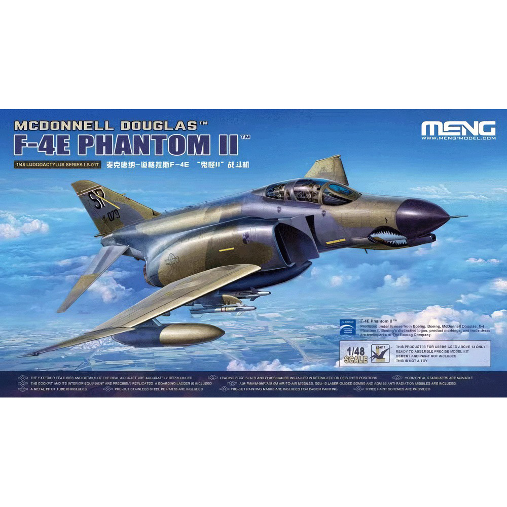 LS-017 Meng 1/48 McDonnell Douglas F-4E Phantom II Fighter