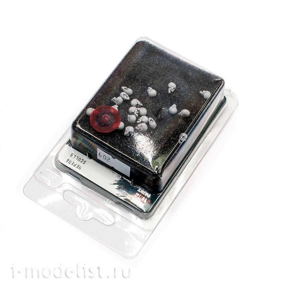 S-209 MiniWarPaint Human Skulls, size S, 20 pcs.