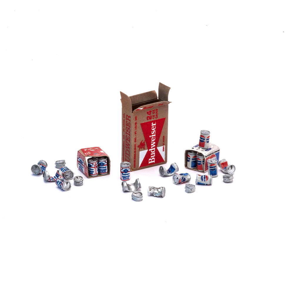 S-262 MiniWarPaint Budweiser + Pepsi cans 0.35ml 1960-1970, size L